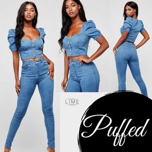 2pc denim set